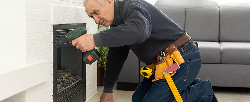 New Indoor Fireplace Installation in Parkersburg, West Virginia