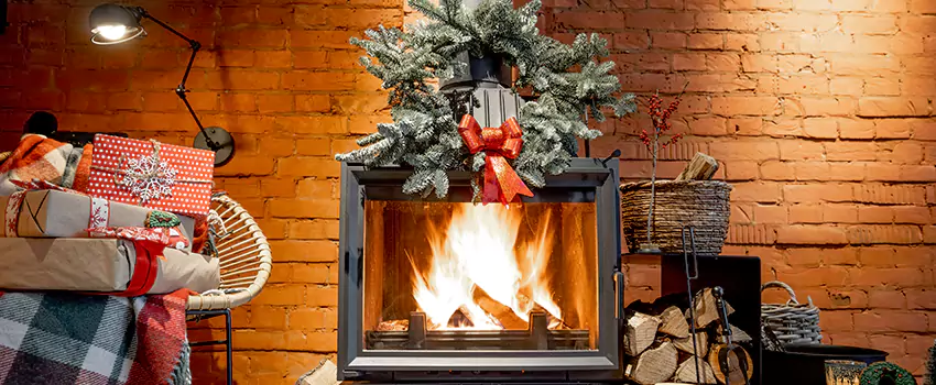 Travis Industries Linear Gas Fireplace Installation in Parkersburg, West Virginia