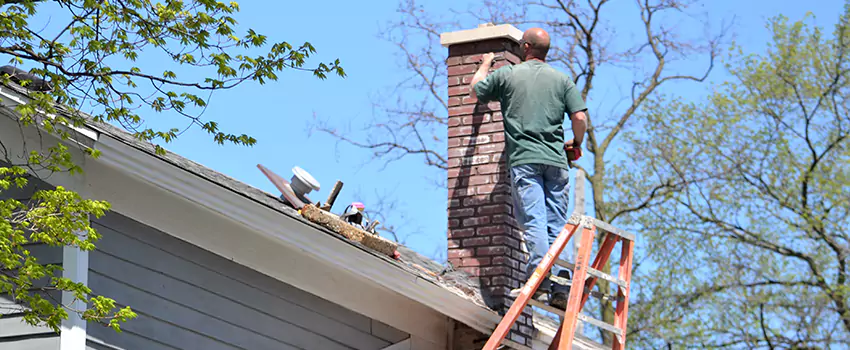 Vinyl and PVC Chimney Flashing Installation in Parkersburg, WV