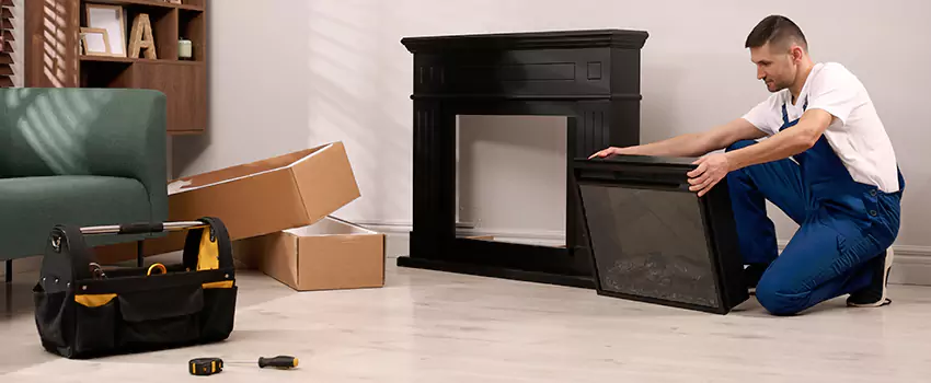 Old Rusted Metal Fireplace Repair And Replacement in Parkersburg, WV